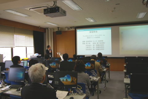 演習・実習の模様